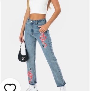 Adika Snake Mom Jeans